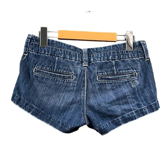 American Eagle Jean shorts size 0 - Picture 2 of 5